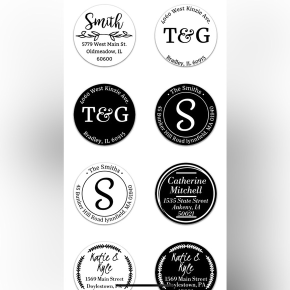 MY-NIO Personalized Rubber Stamp Voucher, create ur stamp on line, NWT - Picture 13 of 16